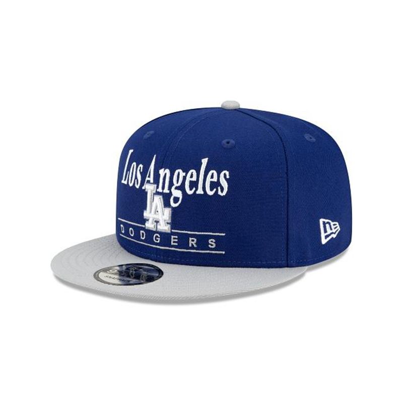 MLB Los Angeles Dodgers Two Tone Retro 9Fifty Snapback (CCM4072) - Blue New Era Caps